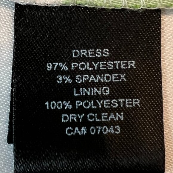 Jessica Howard Floral Midi Dress, Size 6, Green/White/Black, Square Neck - Picture 7 of 9